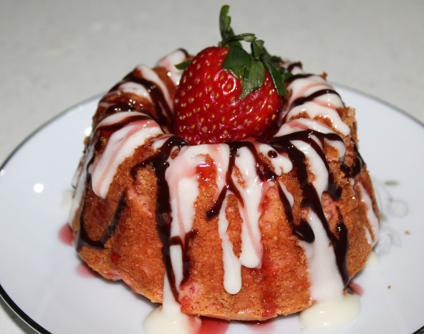 Strawberry Bundt Cake
