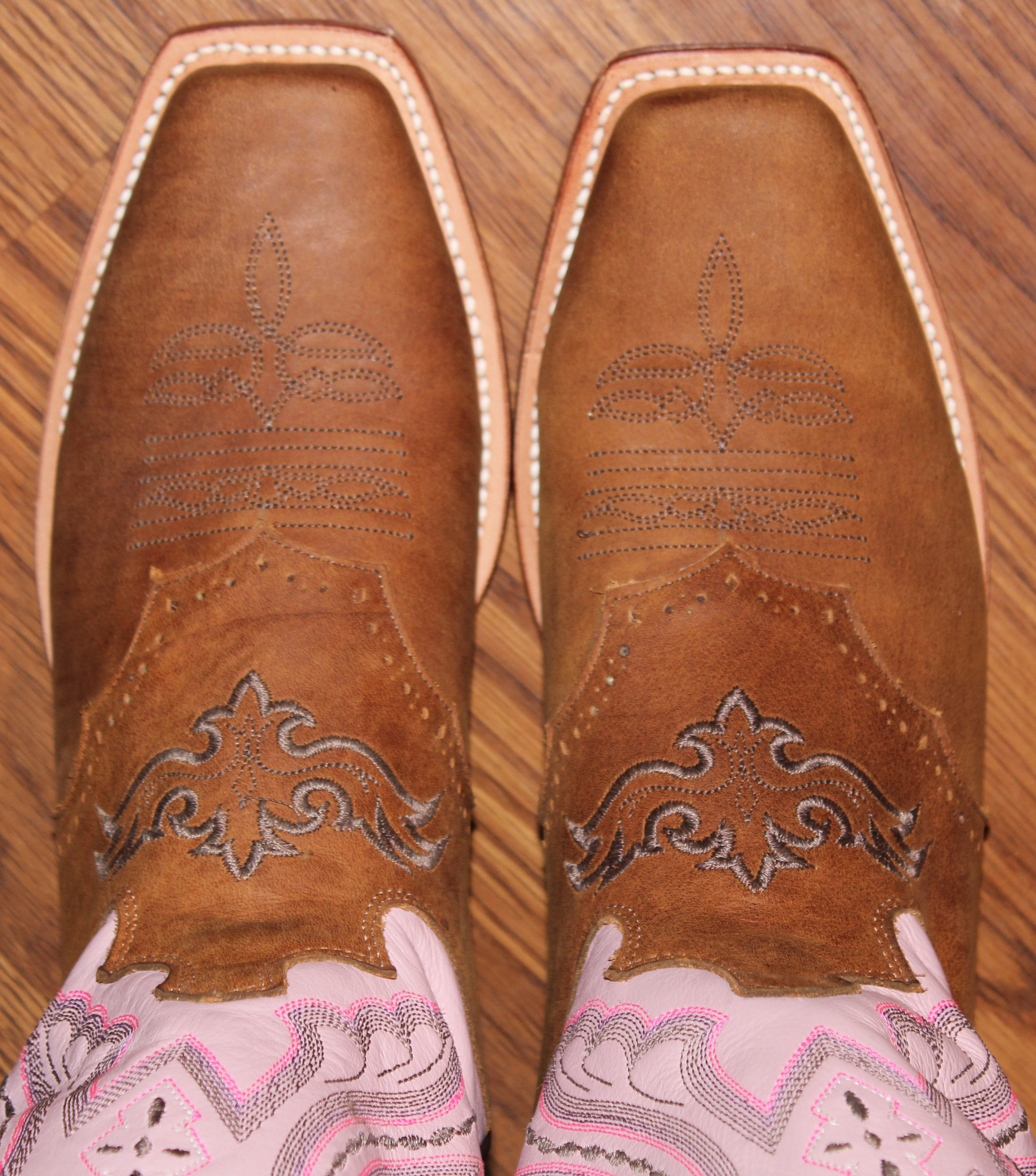 boots on my feet