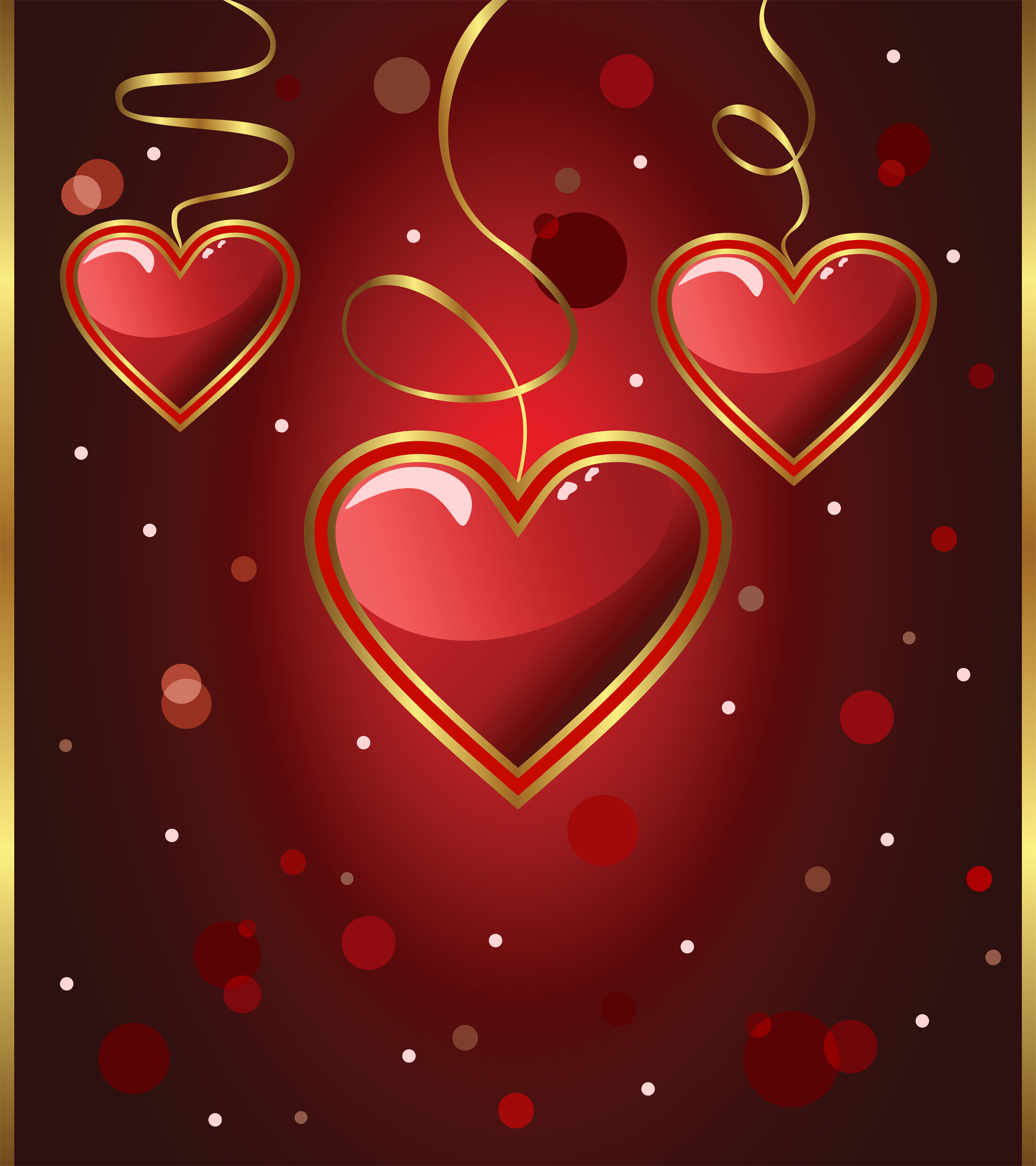 valentine heart frame