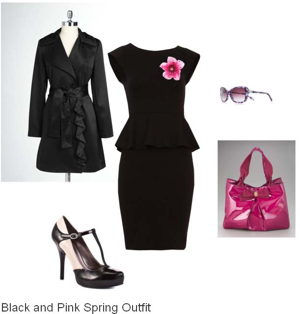 black and pink fash