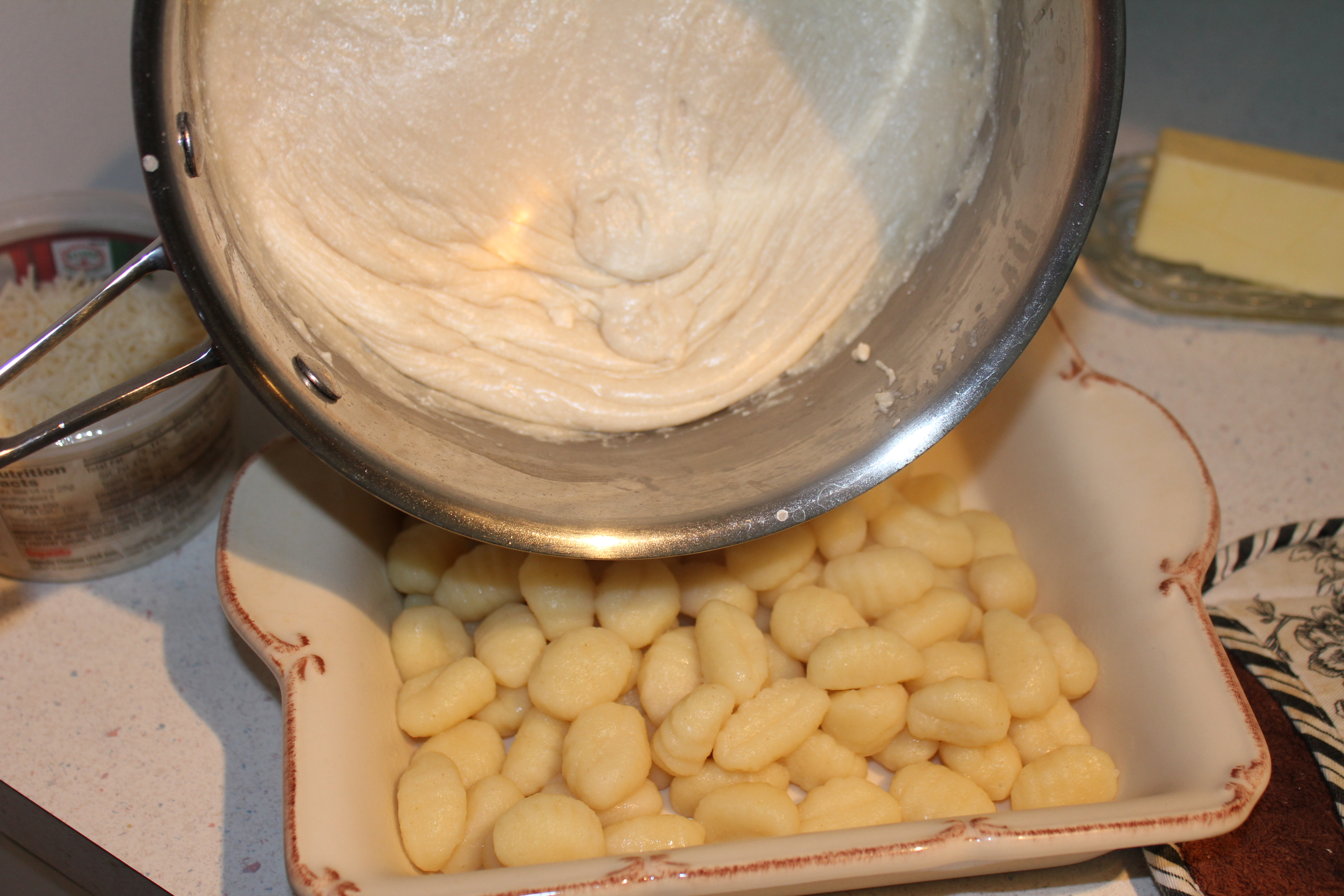 gnocchi with sauce
