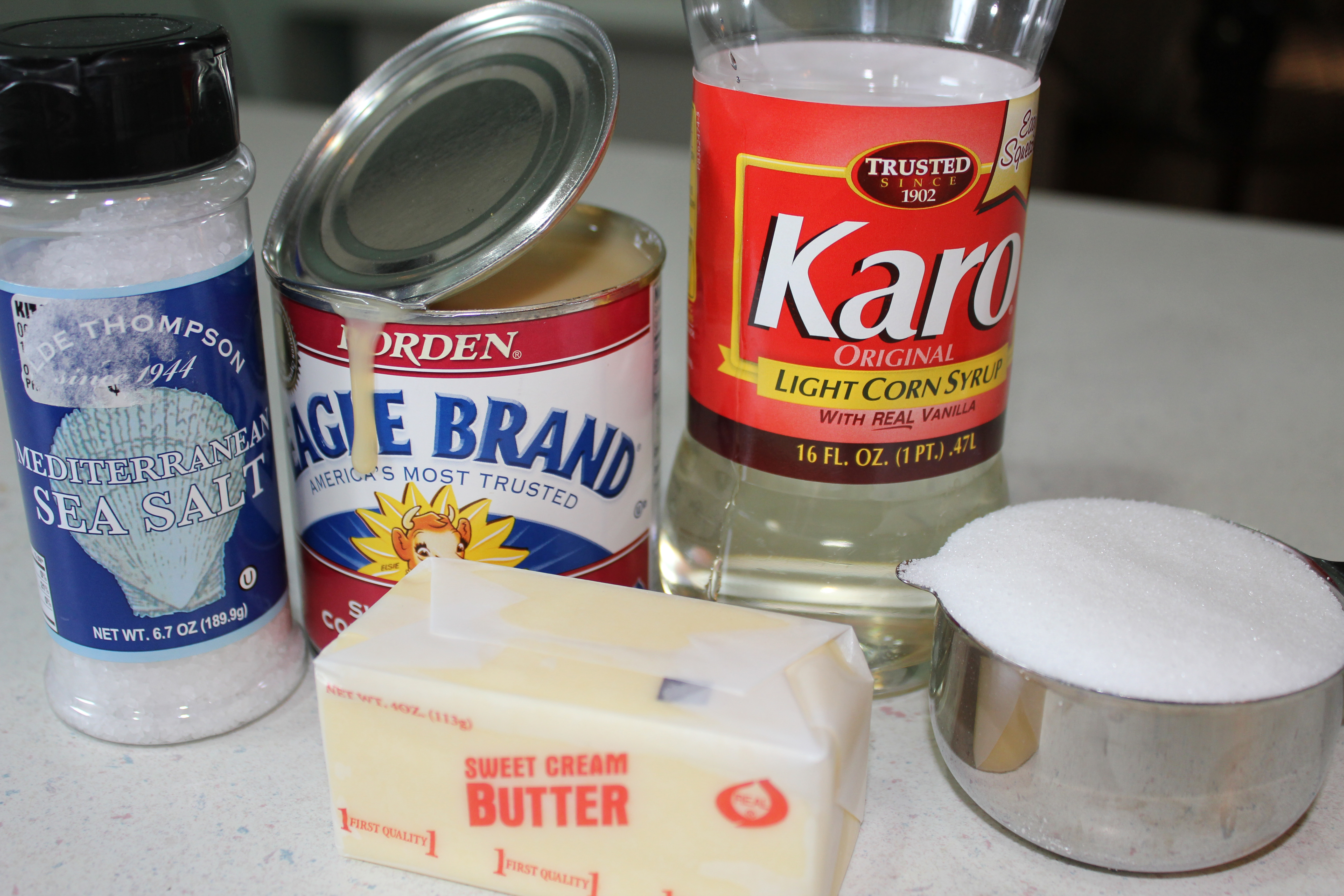 caramel bar ingredients