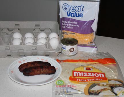 burrito ingredients