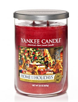 home for holidays candle