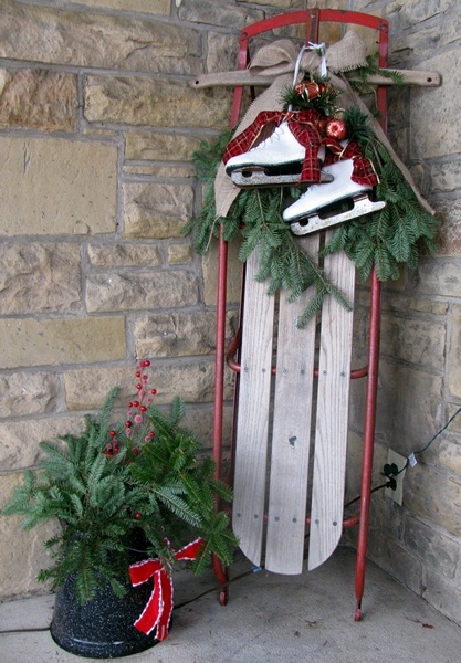 sled and skates