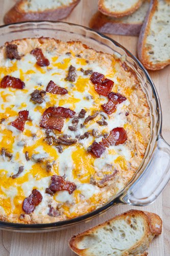 Yummy Bacon Double Cheeseburger Dip from Too Stinkin' Cute.