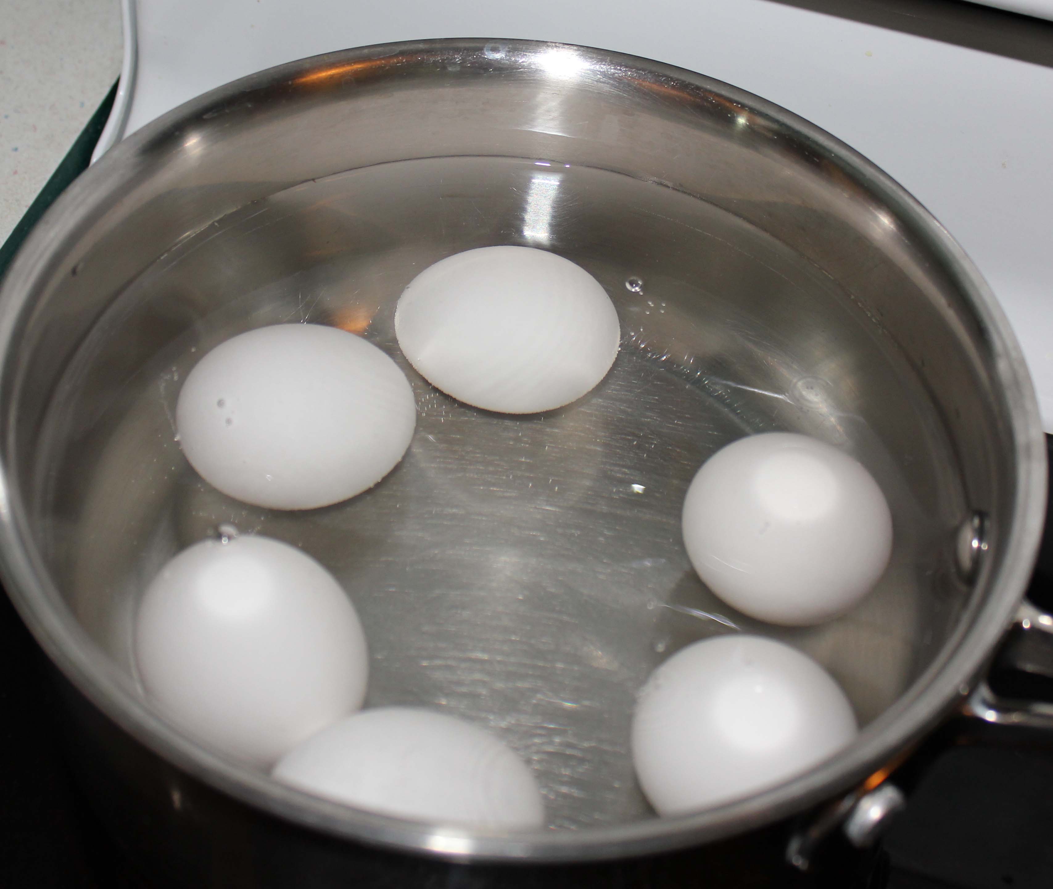 Boil the eggs