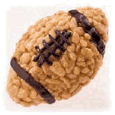 Rice Krispie Football from Life, Love, Beauty