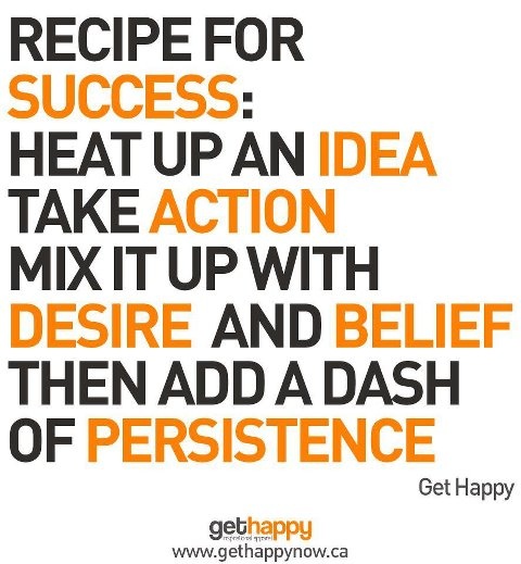 recipe for success