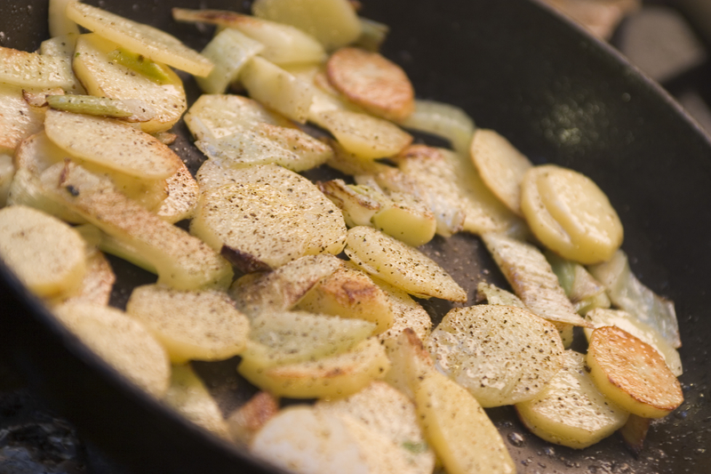 fried potatoes