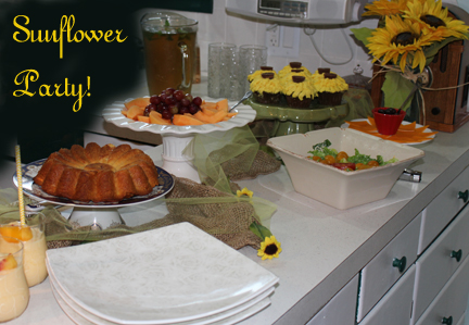 sunflower party theme 1