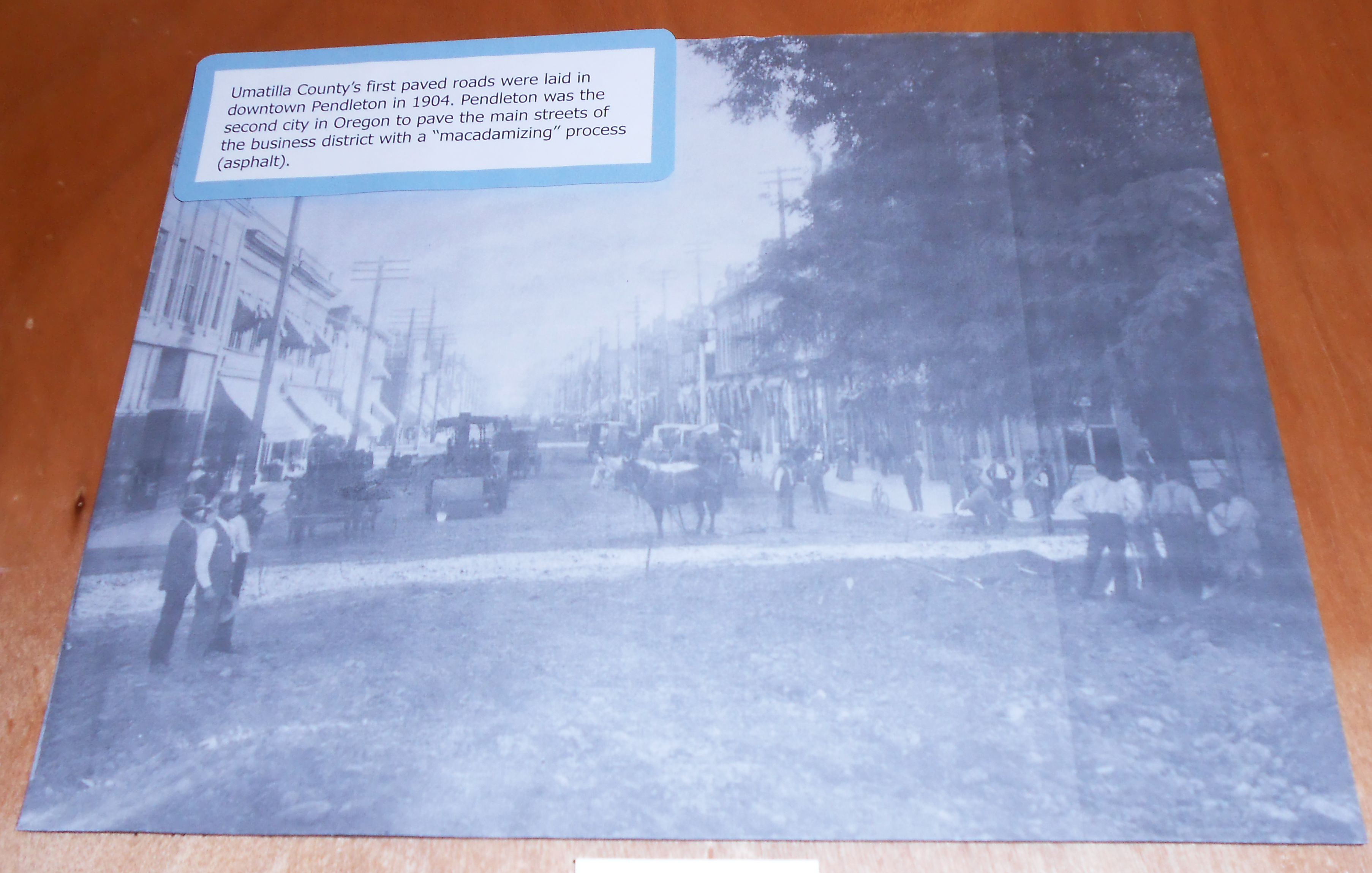 Pendleton paving street