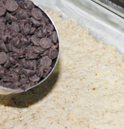 Sprinkle on chocolate chips.