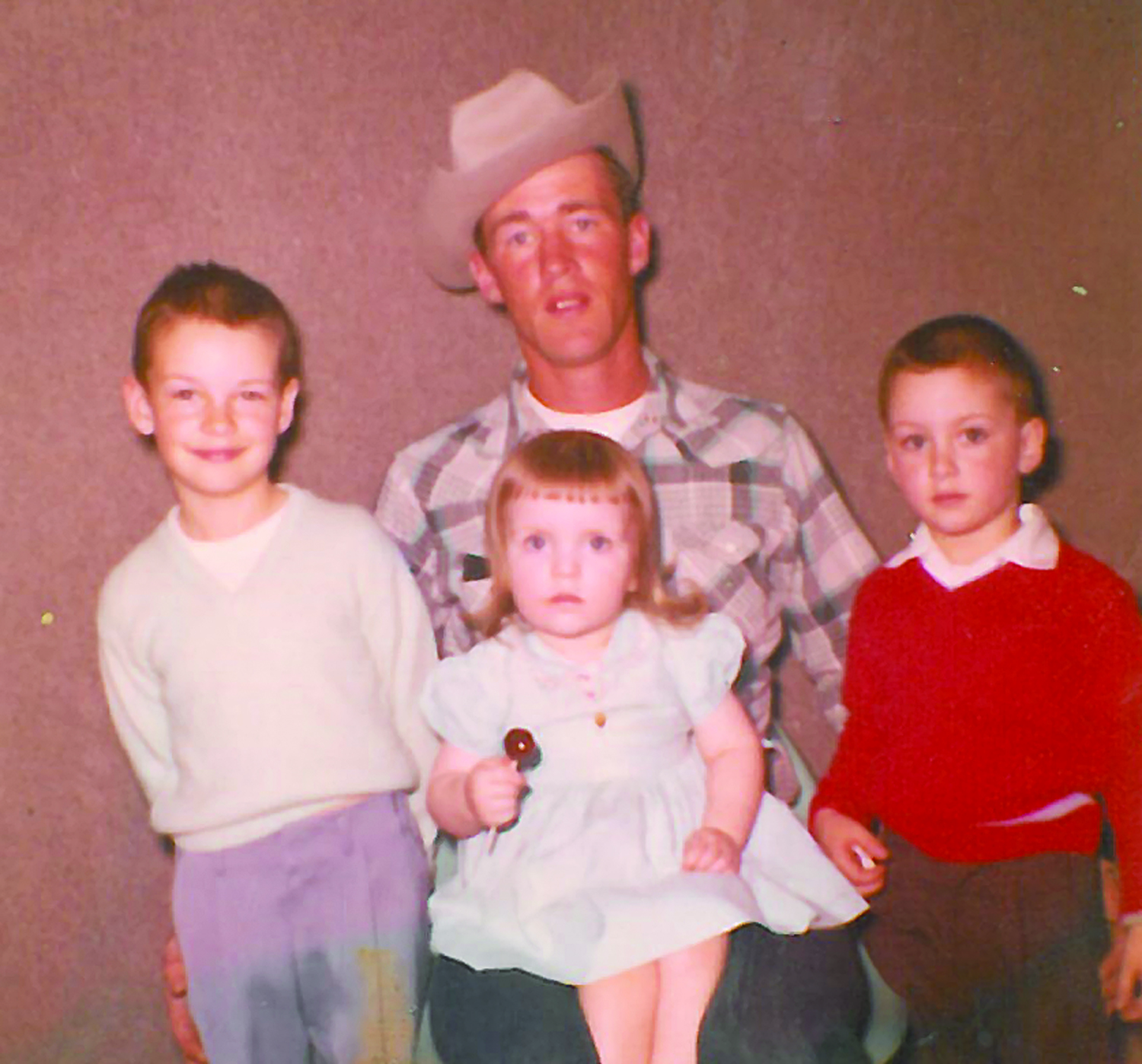 russ with three kids