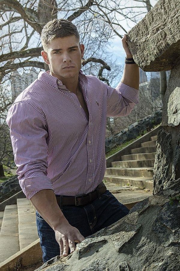 Colin in button down