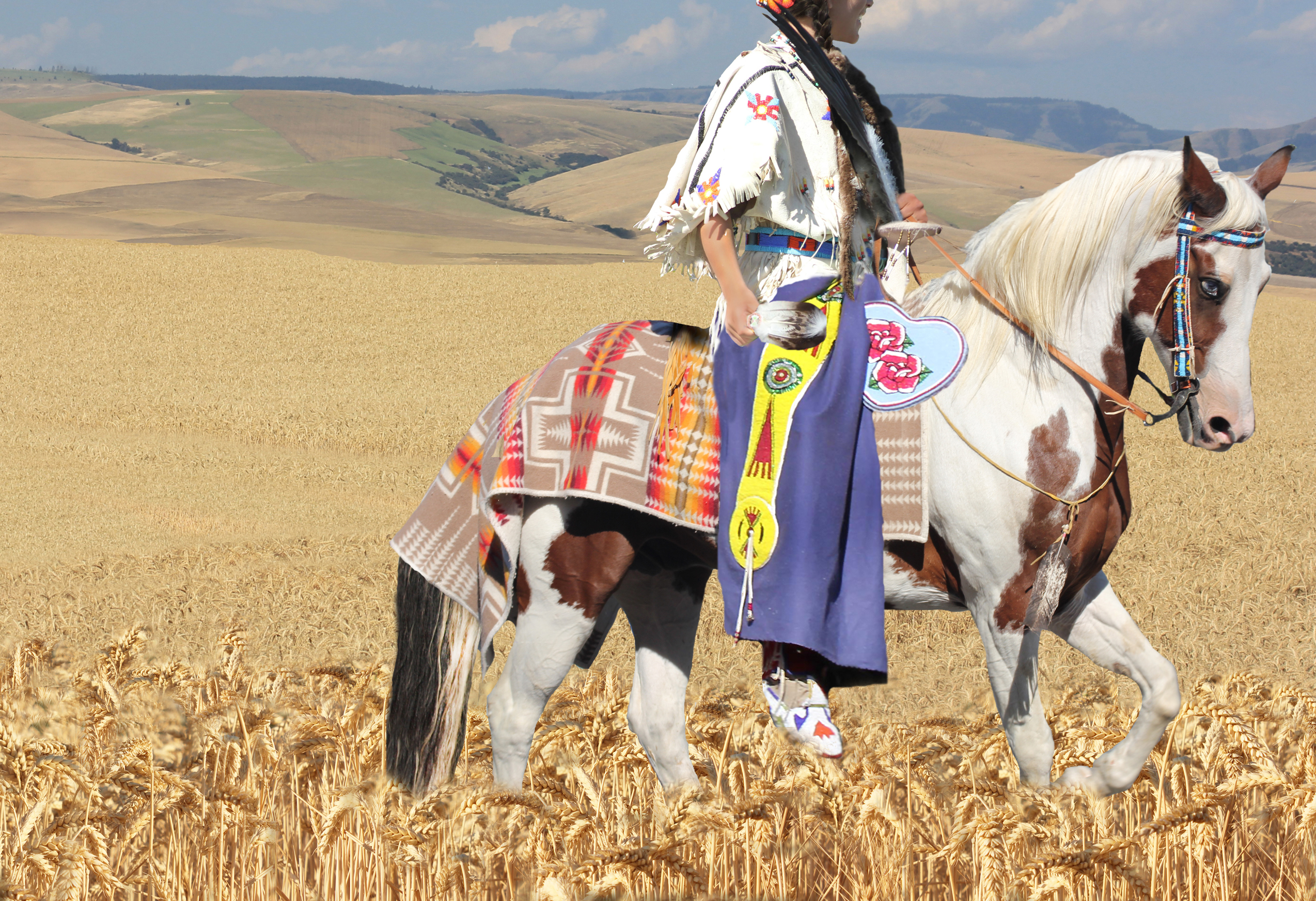 Lacy on horse
