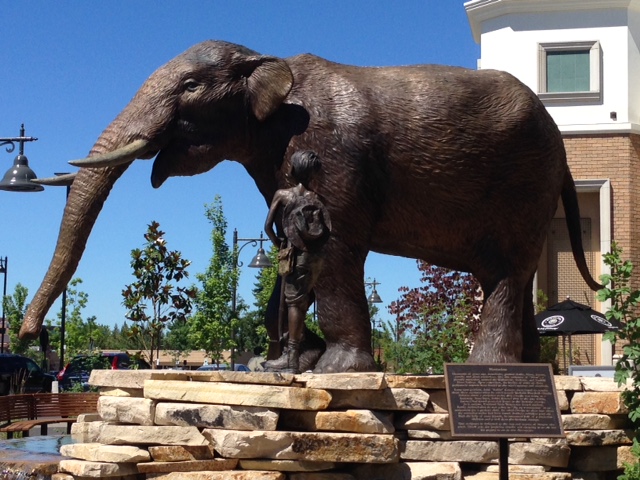 Mammoth statue