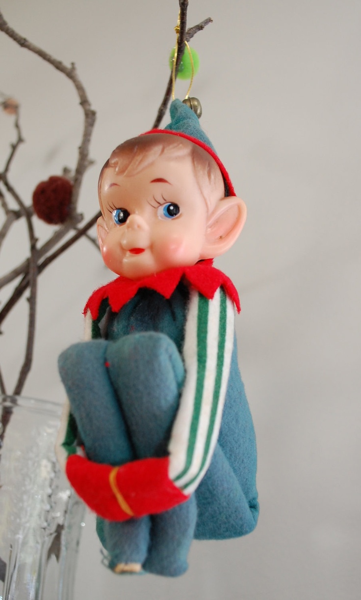 Vintage Christmas elf
