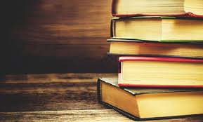 books and barnwood